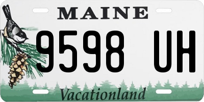 ME license plate 9598UH
