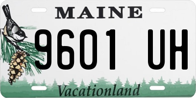 ME license plate 9601UH