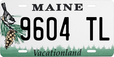 ME license plate 9604TL