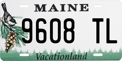 ME license plate 9608TL
