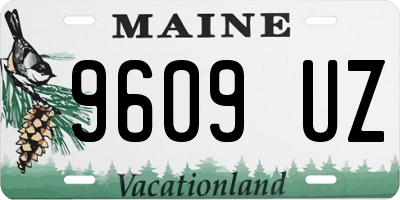ME license plate 9609UZ