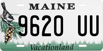 ME license plate 9620UU