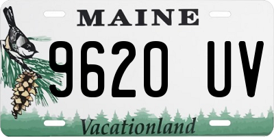 ME license plate 9620UV
