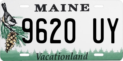 ME license plate 9620UY