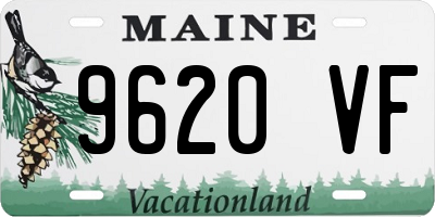 ME license plate 9620VF