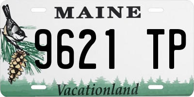 ME license plate 9621TP