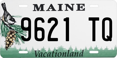 ME license plate 9621TQ