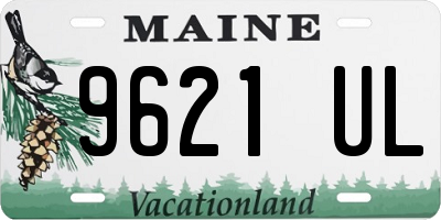 ME license plate 9621UL