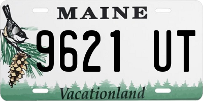 ME license plate 9621UT