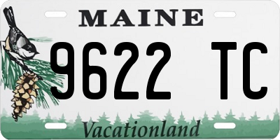 ME license plate 9622TC