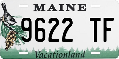 ME license plate 9622TF
