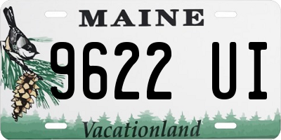 ME license plate 9622UI