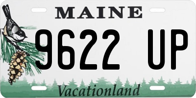 ME license plate 9622UP