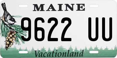 ME license plate 9622UU