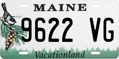 ME license plate 9622VG