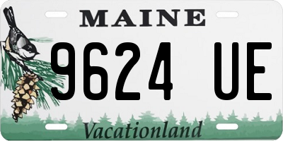 ME license plate 9624UE