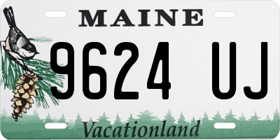 ME license plate 9624UJ