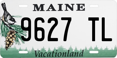 ME license plate 9627TL