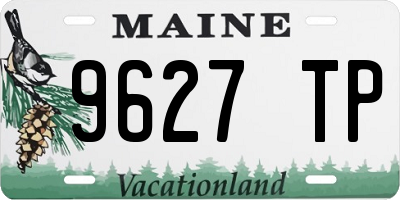 ME license plate 9627TP