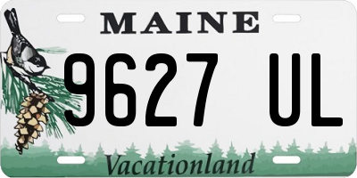 ME license plate 9627UL