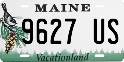 ME license plate 9627US