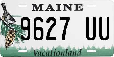 ME license plate 9627UU