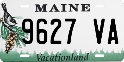 ME license plate 9627VA