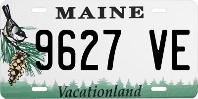 ME license plate 9627VE