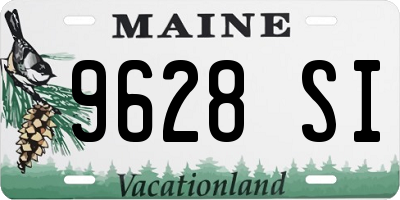 ME license plate 9628SI
