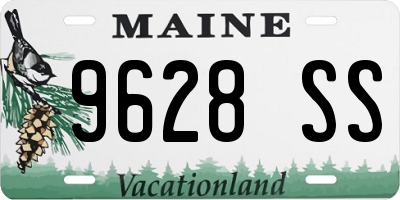 ME license plate 9628SS