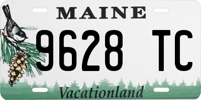 ME license plate 9628TC