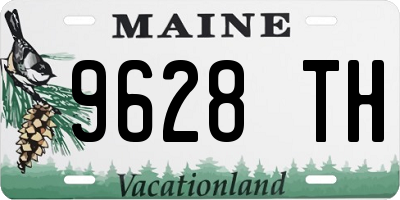 ME license plate 9628TH