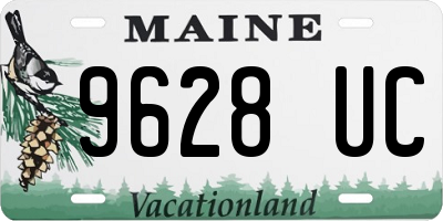 ME license plate 9628UC