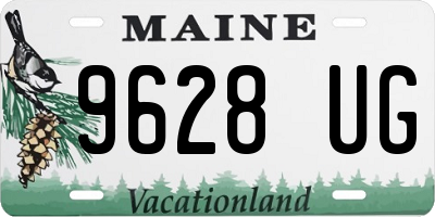 ME license plate 9628UG