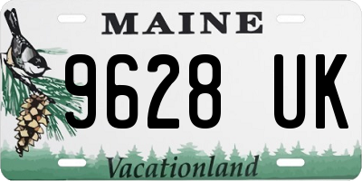 ME license plate 9628UK
