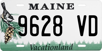 ME license plate 9628VD