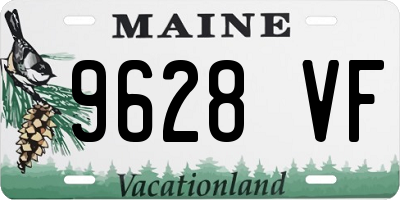 ME license plate 9628VF