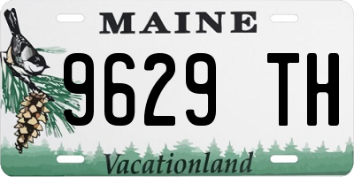 ME license plate 9629TH