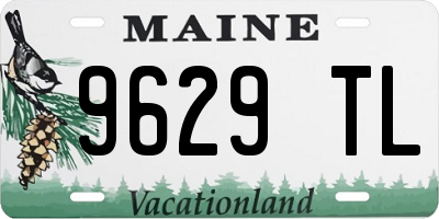 ME license plate 9629TL