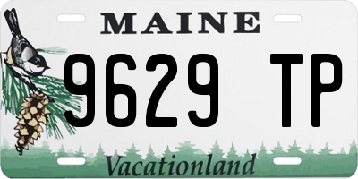 ME license plate 9629TP