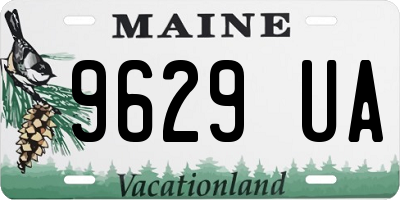 ME license plate 9629UA