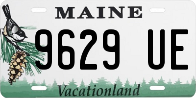ME license plate 9629UE