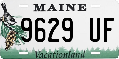 ME license plate 9629UF