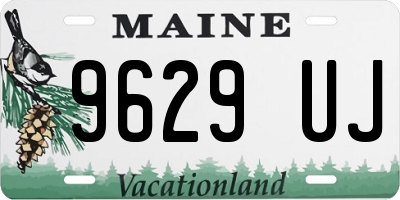ME license plate 9629UJ