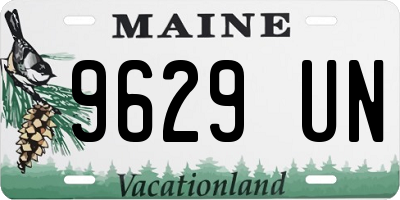 ME license plate 9629UN