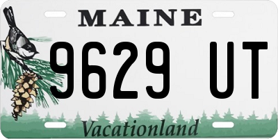 ME license plate 9629UT