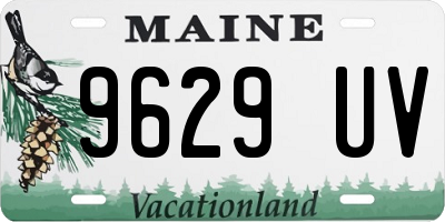 ME license plate 9629UV
