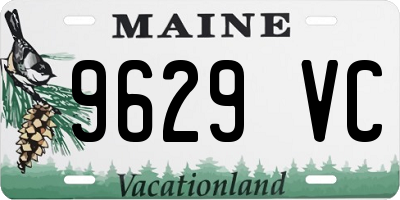 ME license plate 9629VC