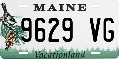 ME license plate 9629VG