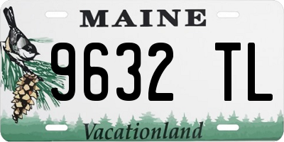 ME license plate 9632TL